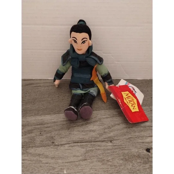 Disney Toys Disney Bean Bag Plush Mulan Warrior Inch New